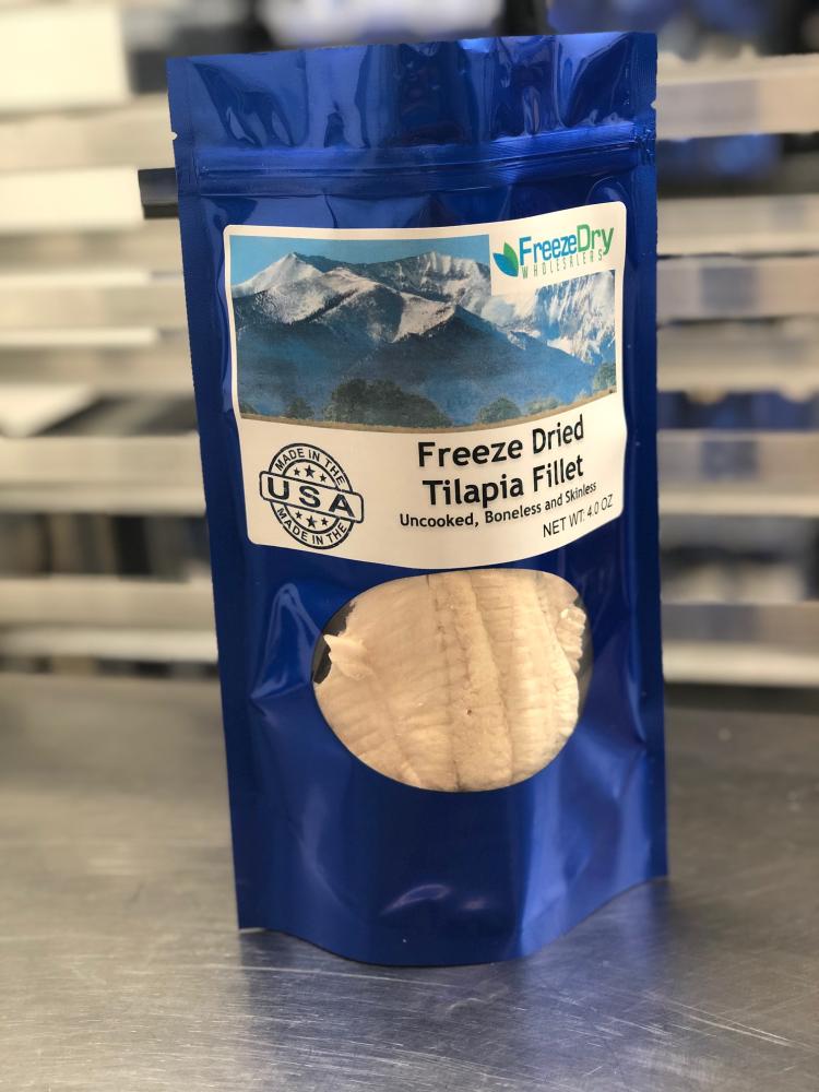 Freeze Dried Tilapia Filllets