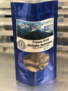 Freeze Dried Whole Shiitake Mushrooms