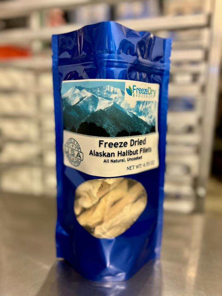 Freeze Dried Wild Caught Alaskan Halibut
