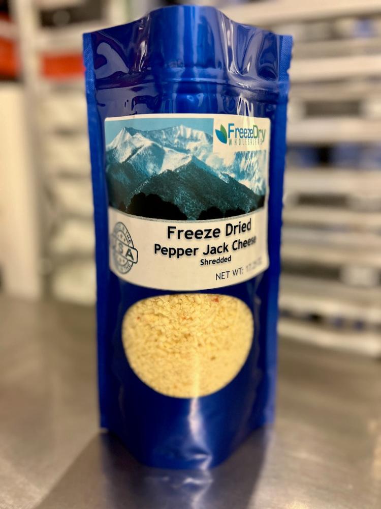 Freeze Dried Shredded Pepper Jack Cheese