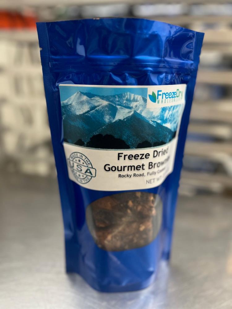 Freeze Dried Fully Cooked Gourmet Rocky Road Brownies