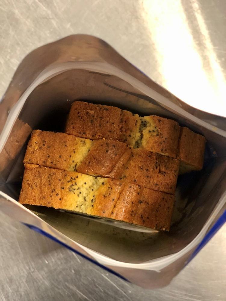 Freeze Dried Orange Poppyseed Pound Cake