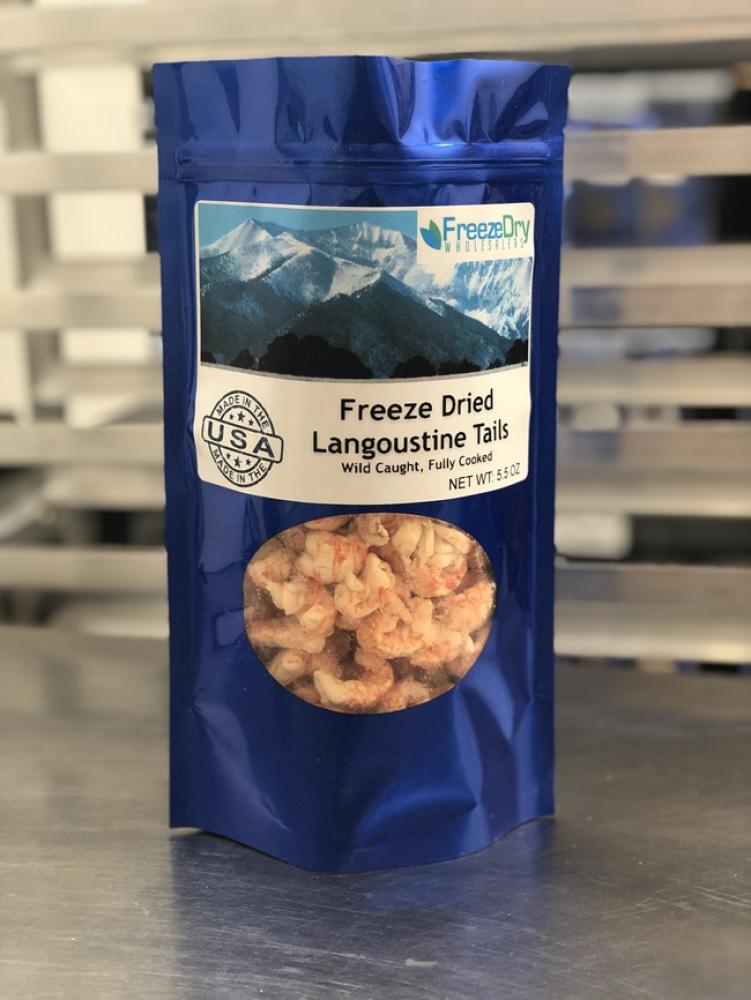Freeze Dried Langoustines - Tails - (small lobster-like)