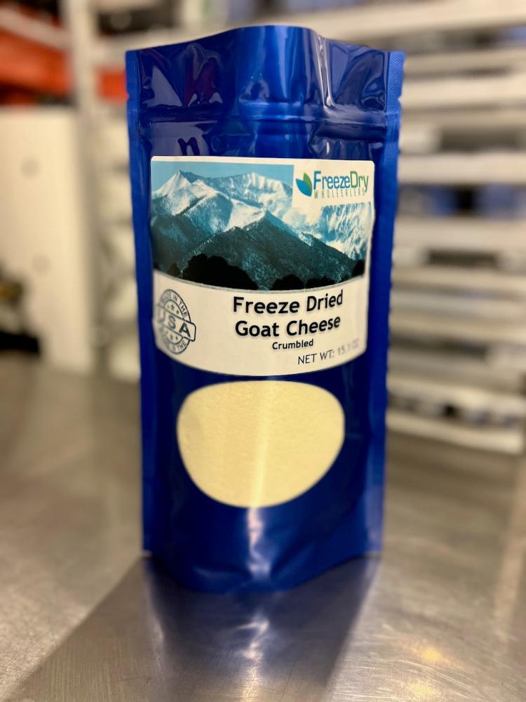 Freeze Dried Crumbled Local Goat Cheese