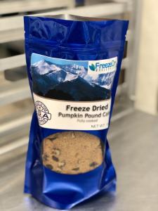Freeze Dried Pumpkin Pound Cake