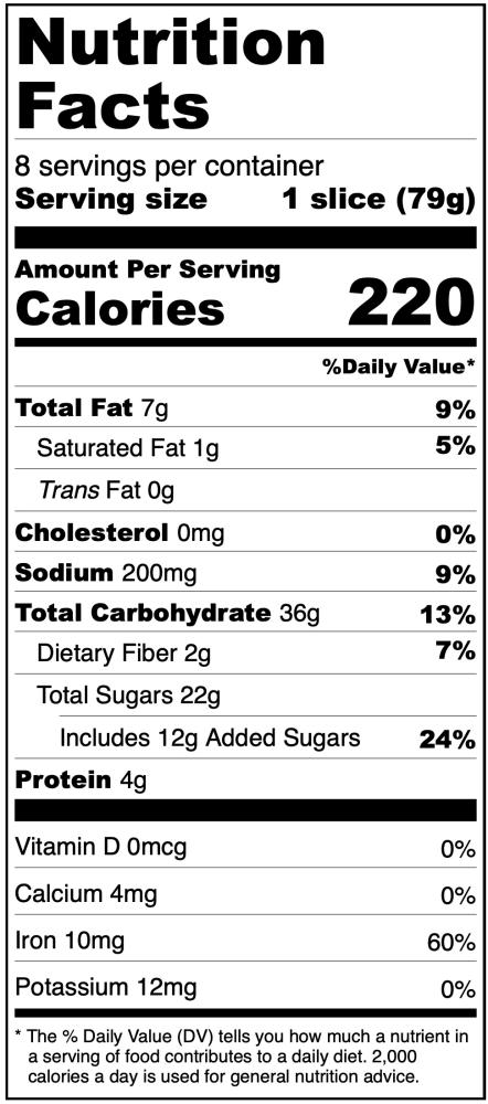 Freeze Dried Pumpkin Pound Cake
