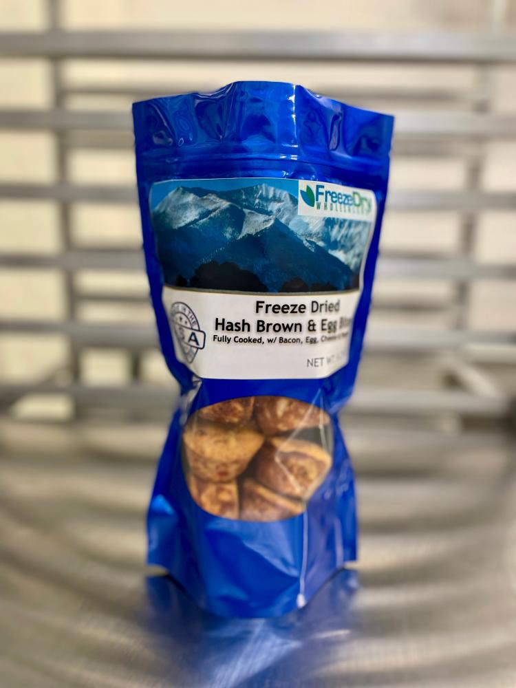 [LIMITED PRODUCTION] Freeze Dried Fully Cooked Hash Brown, Bacon, Egg, Cheese and Bell Pepper Bites