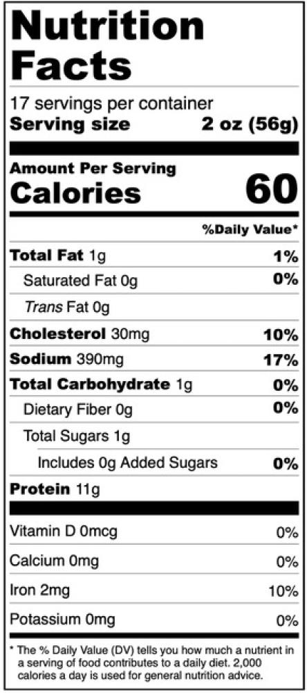 Freeze Dried Roasted/Cooked Turkey Breast