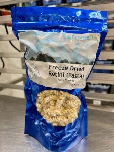 Freeze Dried Fully Cooked Rotini Pasta