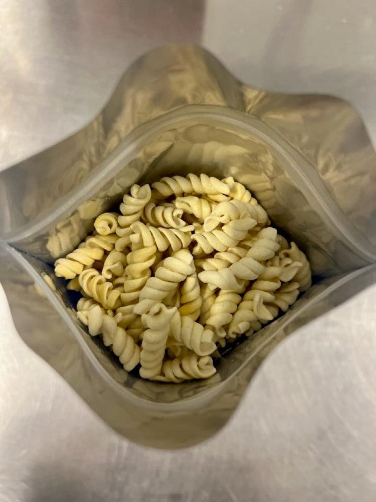 Freeze Dried Fully Cooked Rotini Pasta
