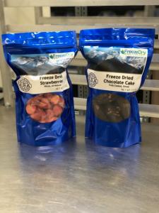 Freeze Dried Strawberries and Chocolate Cake Combo Box