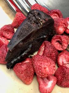 Freeze Dried Strawberries and Chocolate Cake Combo Box