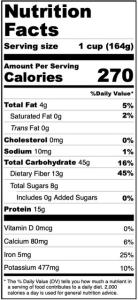 Freeze Dried Fully Cooked Garbanzo Beans