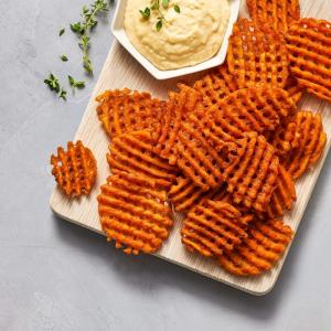 Freeze Dried Lattice-Cut Sweet Potato Fries