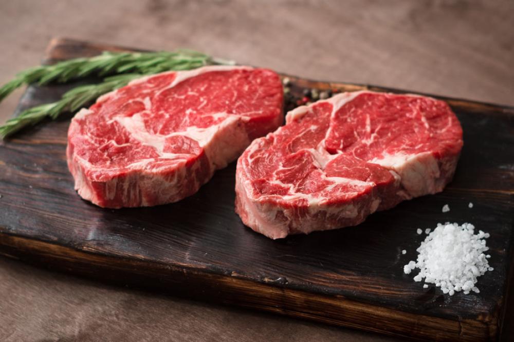 LIMITED SUPPLY Pack of Freeze Dried Black Angus USDA Prime Uncooked Whole Rib Eye Steaks