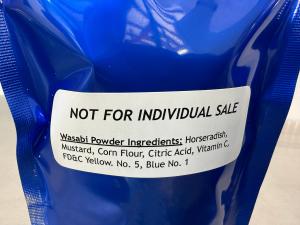 [LIMITED PRODUCTION] Freeze Dried Authentic Freshly Made, Fully Prepared Wasabi Powder and Soy Sauce Powder