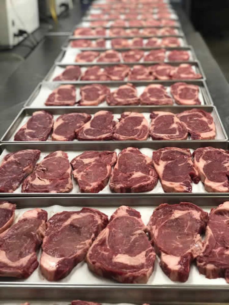 LIMITED SUPPLY Pack of Freeze Dried Black Angus USDA Prime Uncooked Whole Rib Eye Steaks