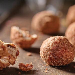 LIMITED PRODUCTION Freeze Dried Fully Cooked Cream Cheese Stuffed Cinnamon Bagel Bites