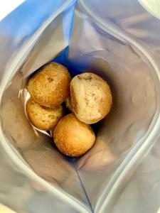 LIMITED PRODUCTION Freeze Dried Fully Cooked Cream Cheese Stuffed Cinnamon Bagel Bites