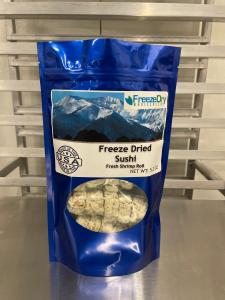 [LIMITED PRODUCTION] Freeze Dried Authentic Freshly Made, Fully Prepared Classic Shrimp Roll (SUSHI)