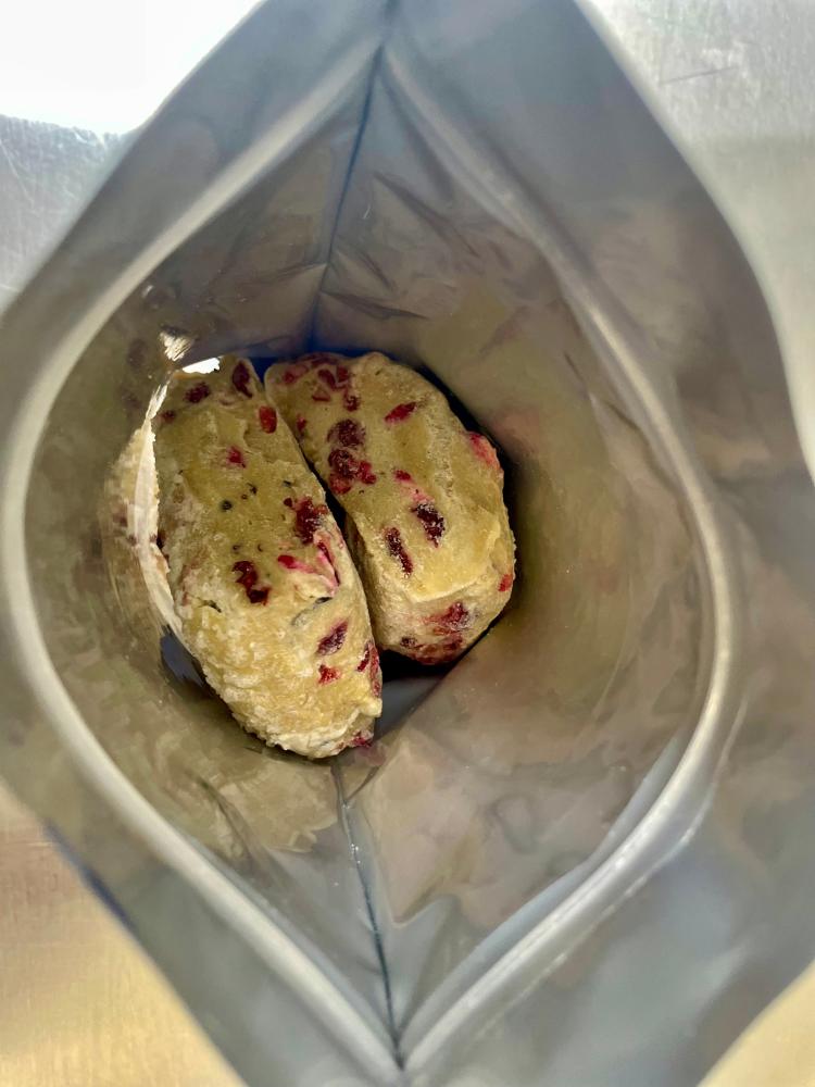 Freeze Dried Ready To Bake Cranberry Orange Scones