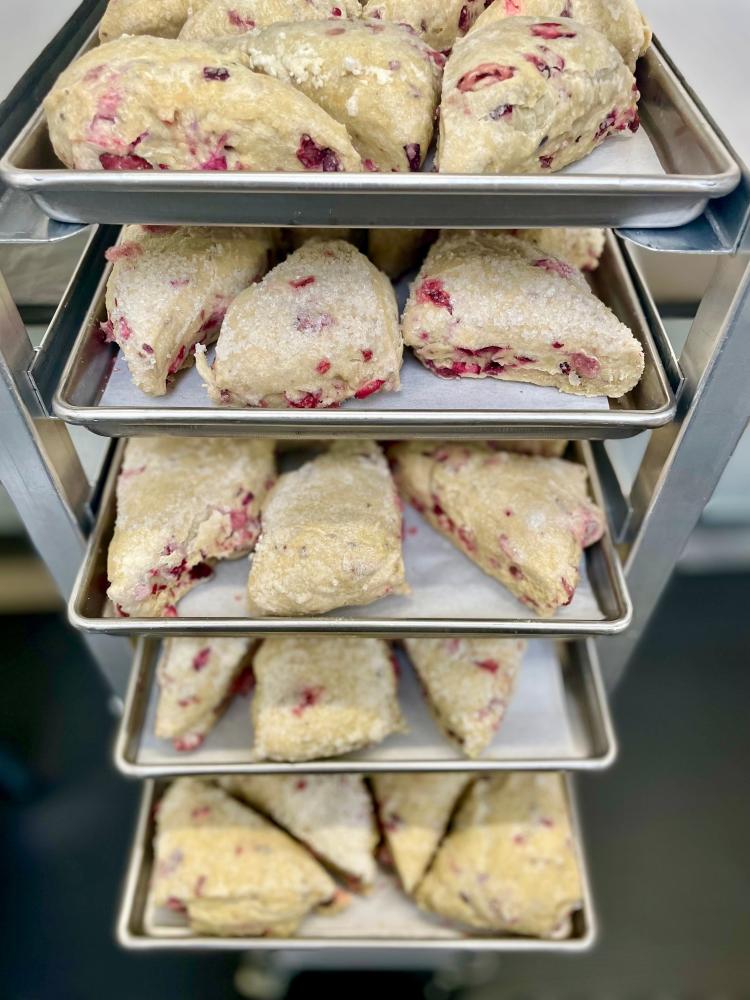 Freeze Dried Ready To Bake Cranberry Orange Scones