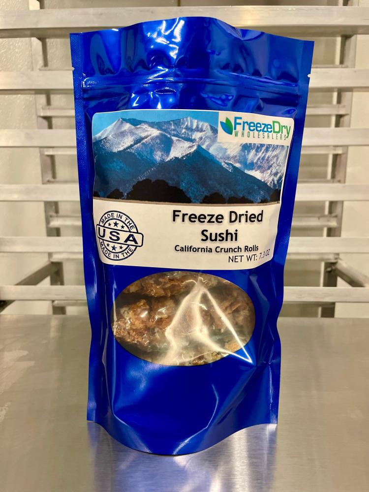 [LIMITED PRODUCTION] Freeze Dried Authentic Freshly Made, Fully Prepared California Crunch Roll (SUSHI)