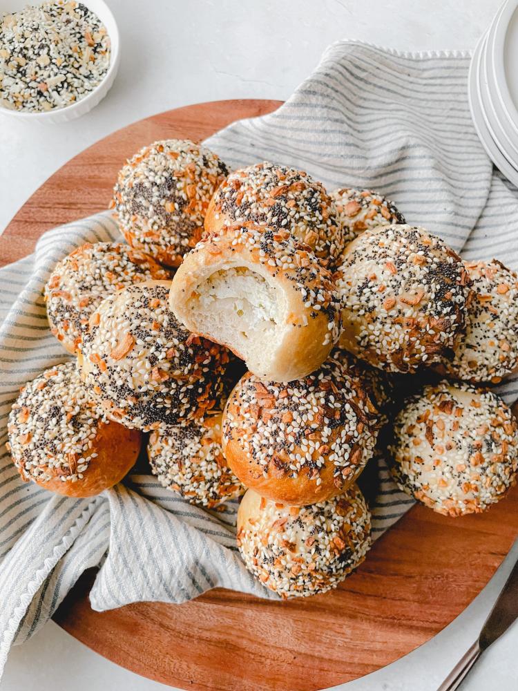 LIMITED PRODUCTION Freeze Dried Fully Cooked Cream Cheese Stuffed Everything Bagel Bites