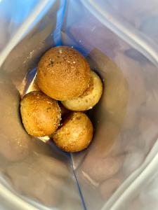 LIMITED PRODUCTION Freeze Dried Fully Cooked Cream Cheese Stuffed Everything Bagel Bites