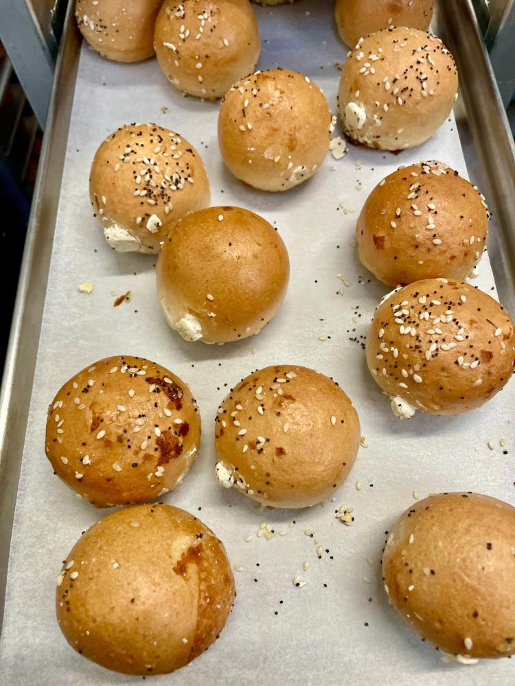 LIMITED PRODUCTION Freeze Dried Fully Cooked Cream Cheese Stuffed Everything Bagel Bites