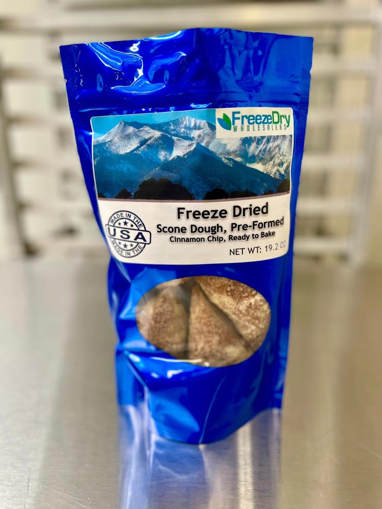 Freeze Dried Ready To Bake Cinnamon Chip Scones
