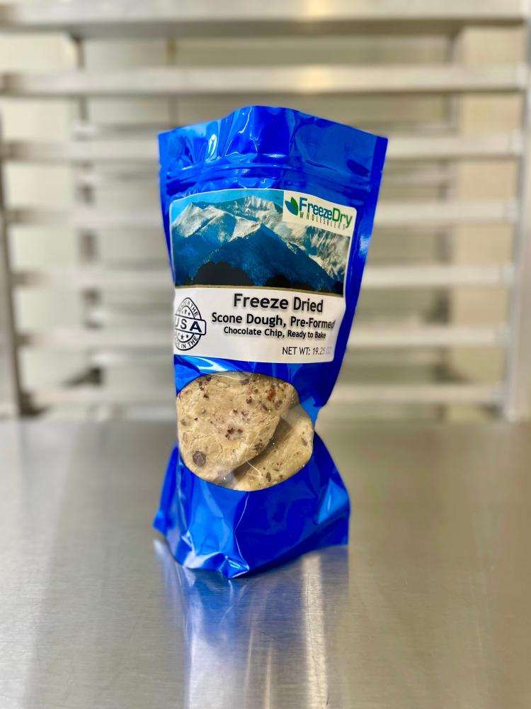 Freeze Dried Ready To Bake Chocolate Chip Scones