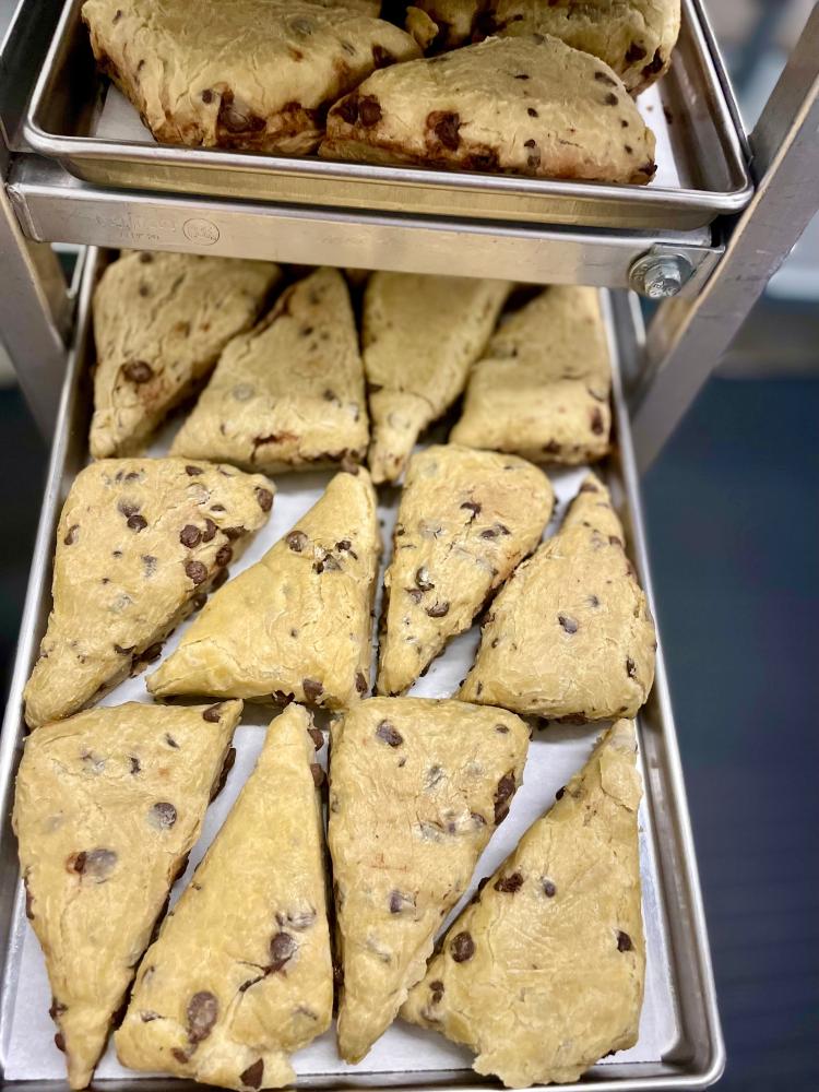 Freeze Dried Ready To Bake Chocolate Chip Scones