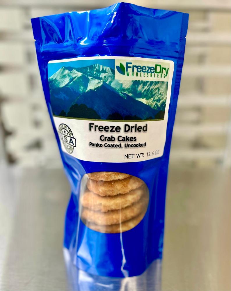 LIMITED PRODUCTION Freeze Dried Fully Cooked New England Style Crab Cakes