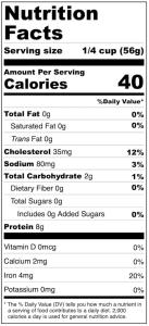 Freeze Dried Chopped Sea Clams - Uncooked