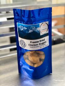 Freeze Dried Fully Cooked Chicken Nugget Happy Meal Deal Bundle/Combo - Four Packs Total; Freeze Dried Panko Breaded Chicken Nuggets, Mac-n-Cheese Wedges, Broccoli Florets and Chocolate Chip Cookie Dough for Dessert!