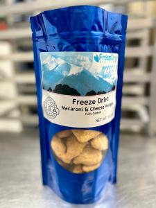 Freeze Dried Fully Cooked Chicken Nugget Happy Meal Deal Bundle/Combo - Four Packs Total; Freeze Dried Panko Breaded Chicken Nuggets, Mac-n-Cheese Wedges, Broccoli Florets and Chocolate Chip Cookie Dough for Dessert!