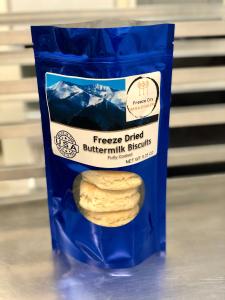 Freeze Dried Fully Cooked Cheese Omelet Breakfast Meal Deal Bundle/Combo - Four Packs Total; Freeze Dried Cheese Omelets, Diced Potatoes, Chicken Breakfast Sausages and Buttermilk Biscuits!