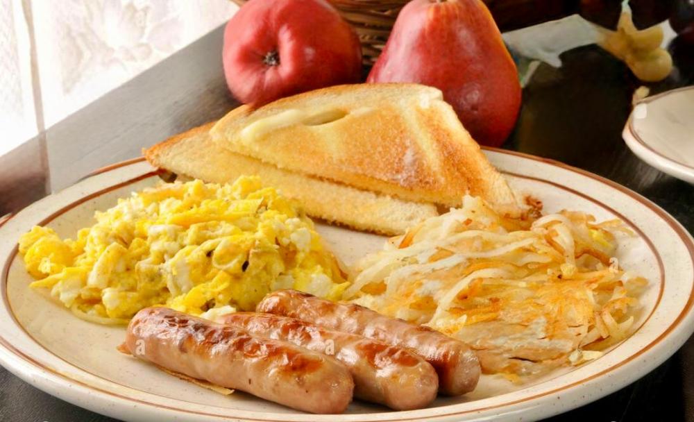 Freeze Dried Fully Cooked Scrambled Egg Breakfast Meal Deal Bundle/Combo - Four Packs Total; Freeze Dried Scrambled Eggs, Hash Brown Potatoes, Turkey Breakfast Sausages and Buttermilk Biscuits!