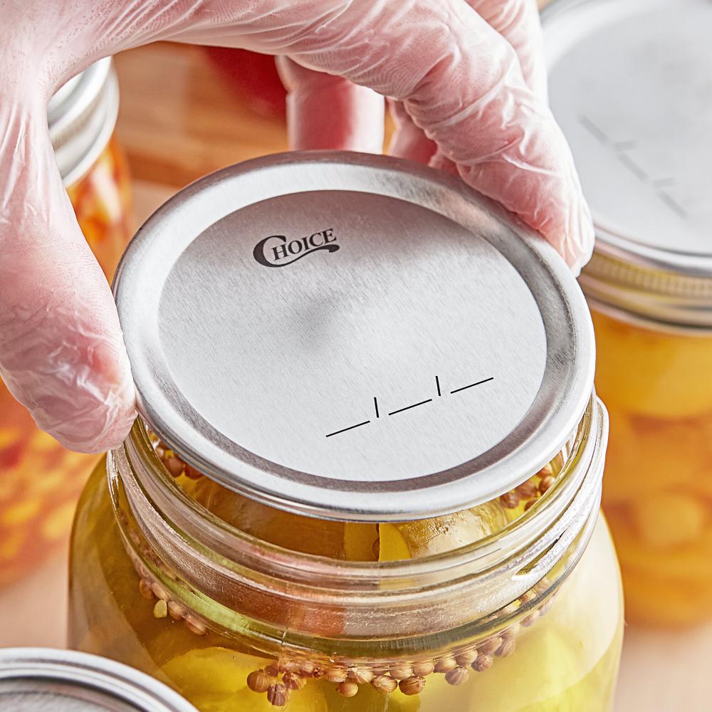 Choice Wide Mouth Lid for Select Canning / Mason Jars - 48/Pack