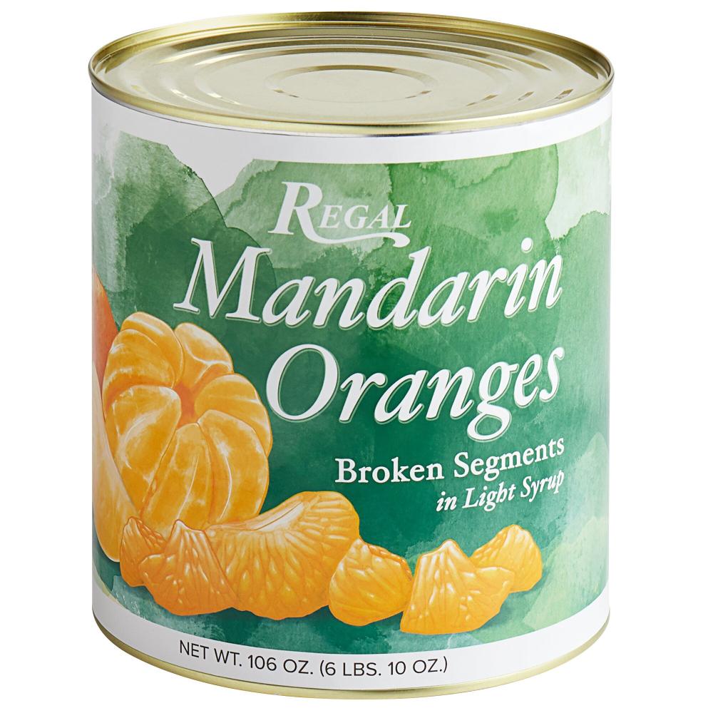 Hometown Provisions #10 Can Broken Mandarin Orange Segments - 6/Case
