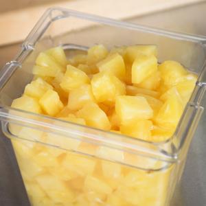 Del Monte #10 Can Pineapple Chunks in Juice - 6/Case