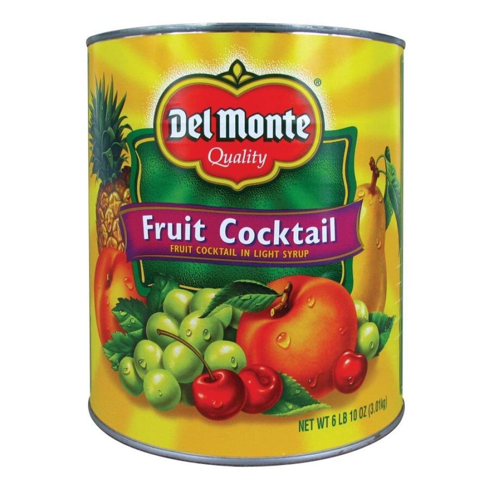 Del Monte Fruit Cocktail in Light Syrup #10 Cans - 6/Case