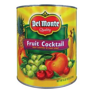 Del Monte Fruit Cocktail in Light Syrup #10 Cans - 6/Case
