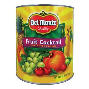 Del Monte Fruit Cocktail in Light Syrup #10 Cans - 6/Case