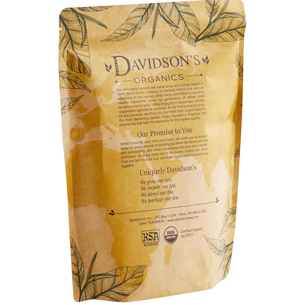 Davidson's Organic Hibiscus Flowers Whole Herbal Loose Leaf Tea 1 lb.