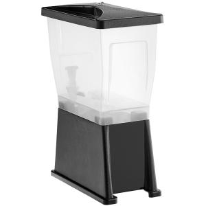 Choice 3 Gallon Black Slim Beverage / Juice Dispenser