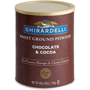 Ghirardelli 3 lb. Sweet Ground Chocolate & Cocoa Powder