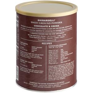 Ghirardelli 3 lb. Sweet Ground Chocolate & Cocoa Powder