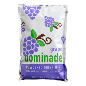 DominAde 21.6 oz. Grape Drink Mix - 12/Case